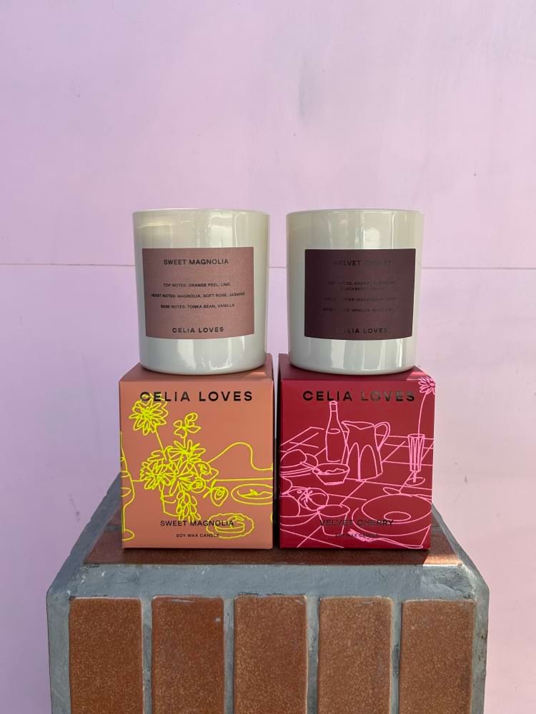 Celia Loves Triple Scented Soy Candle: The Valentine`s Edit